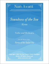 Soundness of the Sea~Hymn for Violin and Orchestra Orchestra sheet music cover Thumbnail